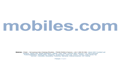 Desktop Screenshot of mobiles.com